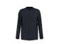 Donkerblauw Henley T-shirt met lange mouwen voor heren