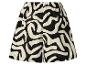 Dames shorts met zwart-witte zebraprint