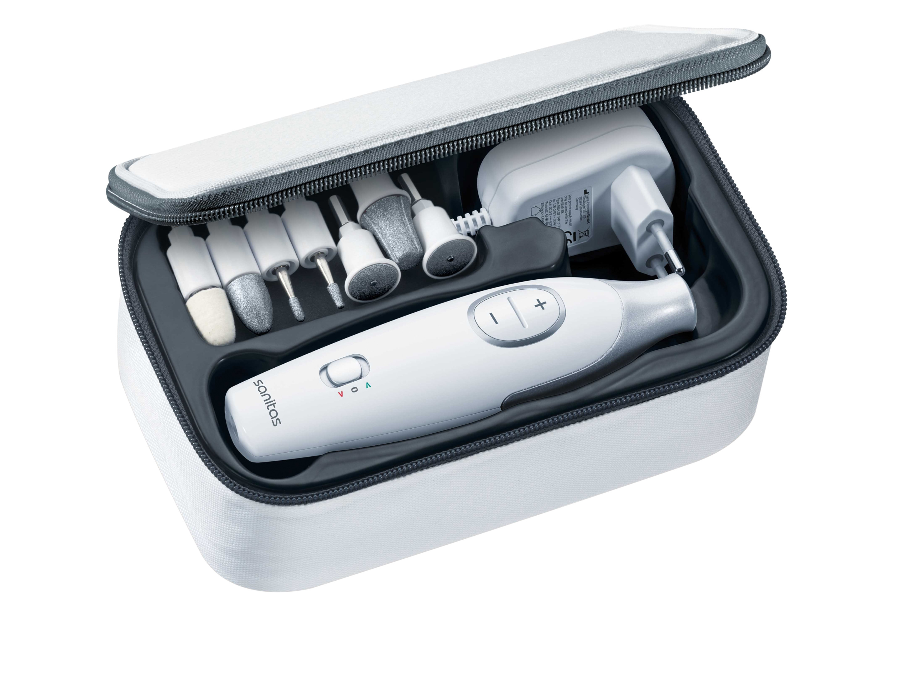 SANITAS Manicure- en pedicureset, elektrische nagelvijl