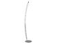 Elegante gebogen LED staande lamp.