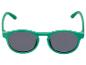 Groene zonnebril met donkere glazen.