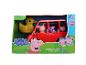 Peppa Pig familieauto radiografisch bestuurbare speelgoed met gele eend afstandsbediening, voor 3+