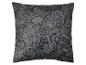 Decoratief kussen met grijs en zwart paisley-patroon