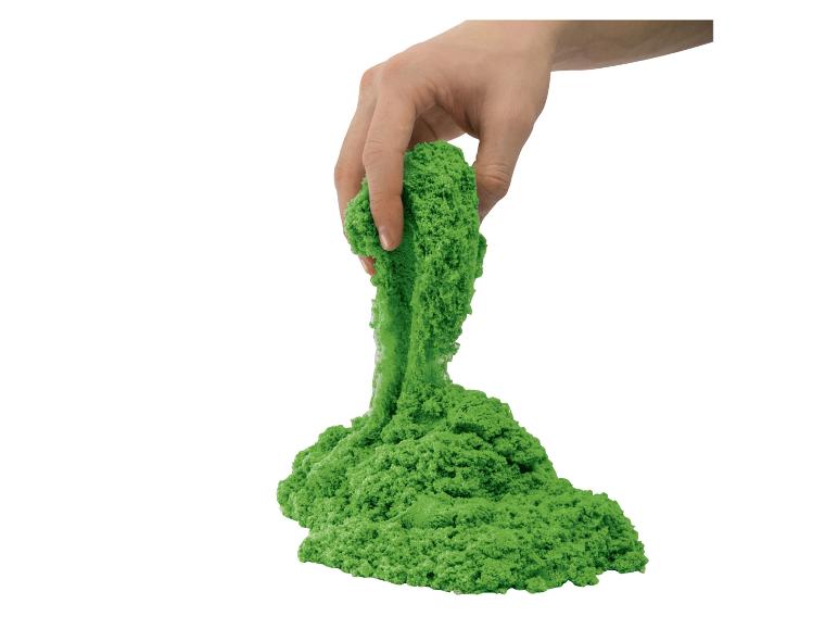 Kinetisch zand kleur groen
