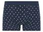 Donkerblauwe boxershorts met ankerprint.