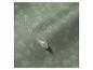 Groene behangrol met een subtiel bloemenpatroon