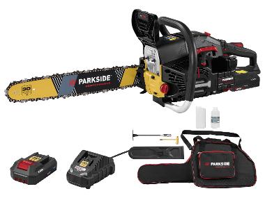 PARKSIDE PERFORMANCE® Benzine kettingzaag met elektrische start, 2,2 kW, Limited Edition