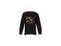 Zwart kinder T-shirt met lange mouwen en Halloween-print 'Spooky-Saurus'.