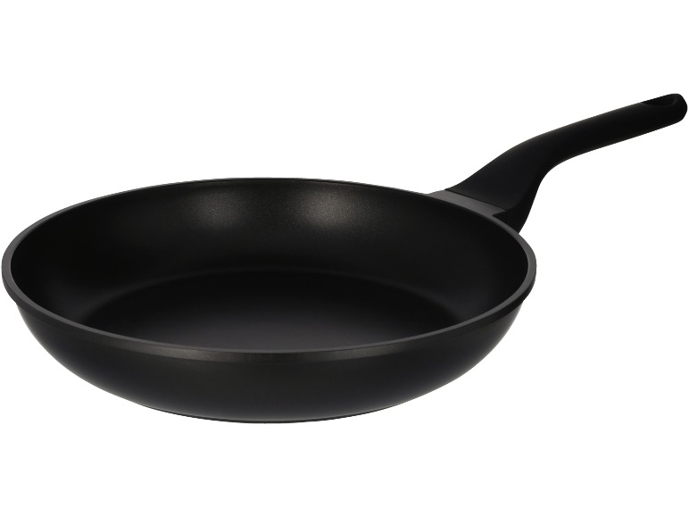 Zwarte antiaanbakpan met handvat