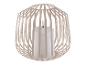 Decoratieve lantaarn met een LED-kaars in beige