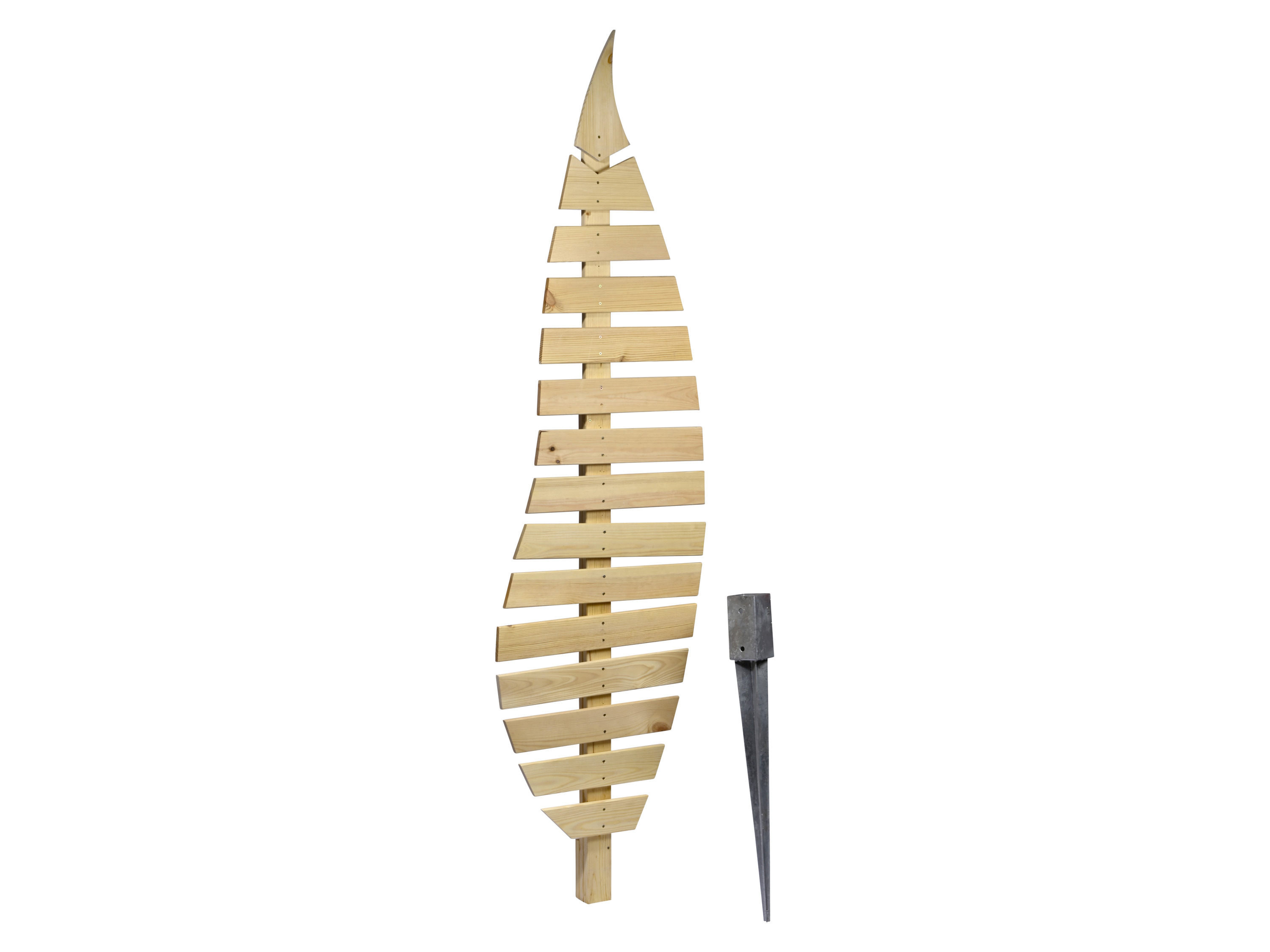 DOBAR Groot design plantenklimrek Bamboe