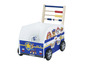 Een Paw Patrol speelgoedwagen met abacus.