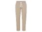Beige casual broek met trekkoord.