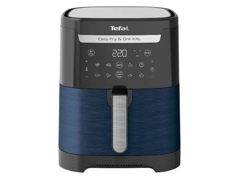Tefal Easy Fry & Grill XXL heteluchtfriteuse en grill, in donkerblauwe kleur.