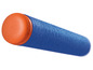 Een blauwe Nerf-dart met een oranje punt.