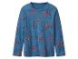 Blauw kinder T-shirt met lange mouwen en Spiderman-print