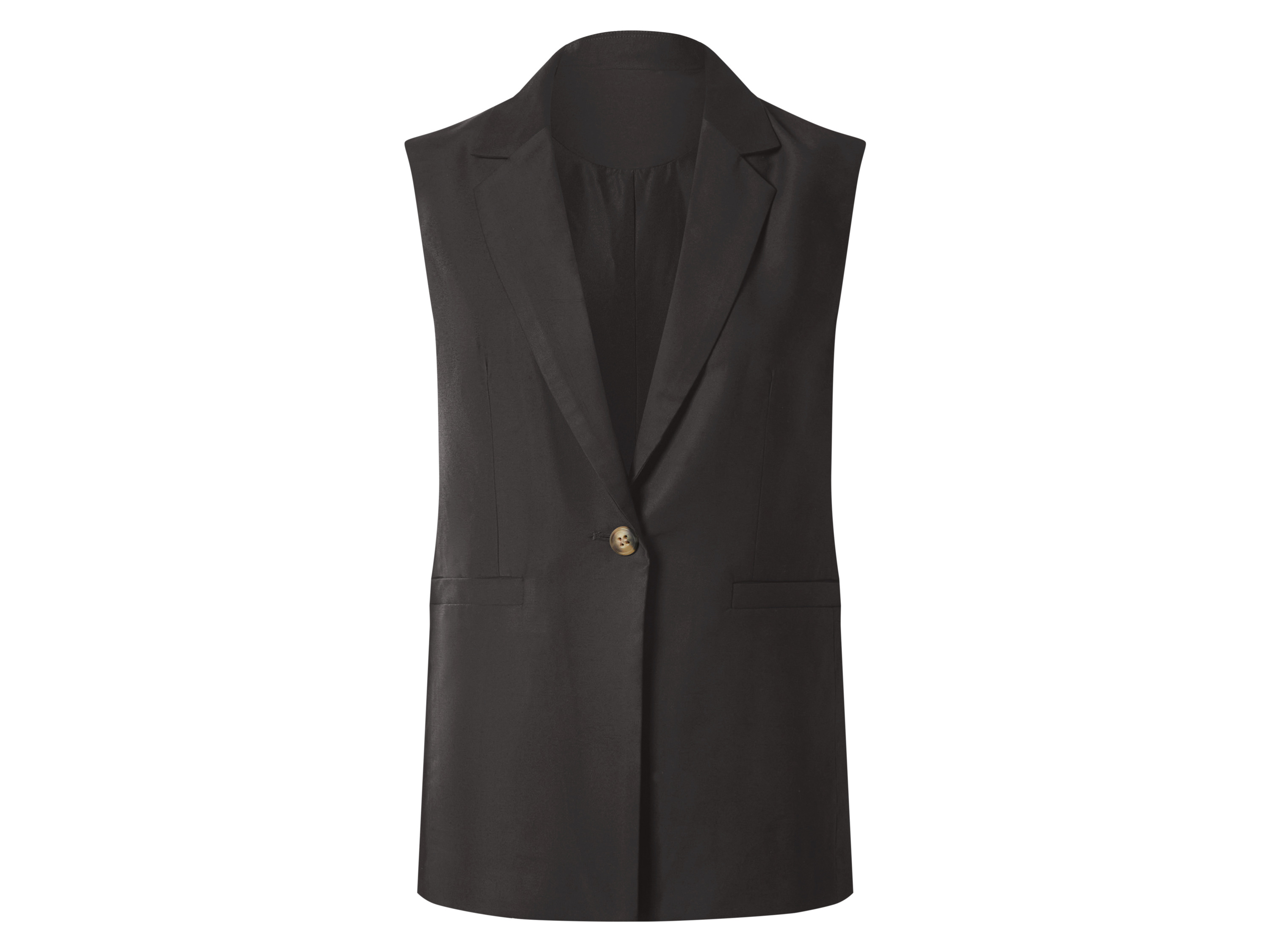esmara Mouwloze dames blazer (Zwart, 46)
