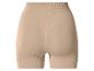 Dames beige corrigerende slip met push-up effect op de billen.