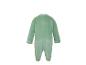 Groene baby fluwelen romper, achterkant.