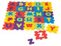 Een alfabetpuzzelmat met letters van A tot Z.