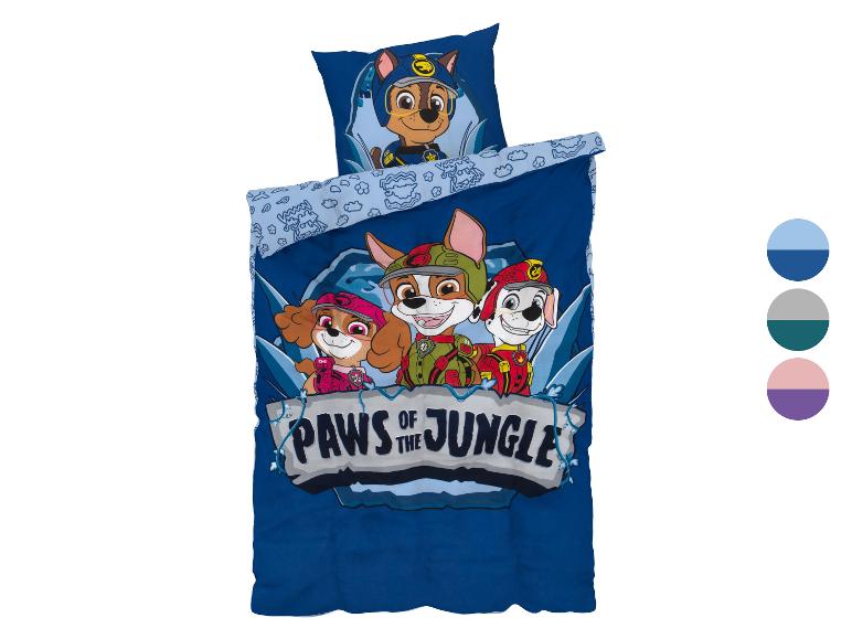 Paw Patrol “Paws of the Jungle” beddengoed: dekbedovertrek en kussensloop.