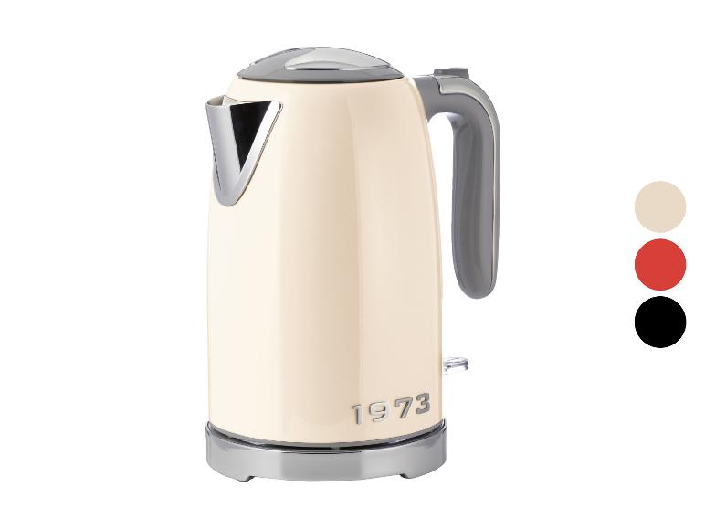 Retro waterkoker 1973 in crèmekleur.