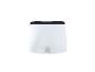 Witte boxershort met zwarte elastische tailleband