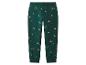 Groene joggingbroek met auto- en kerstboompatroon