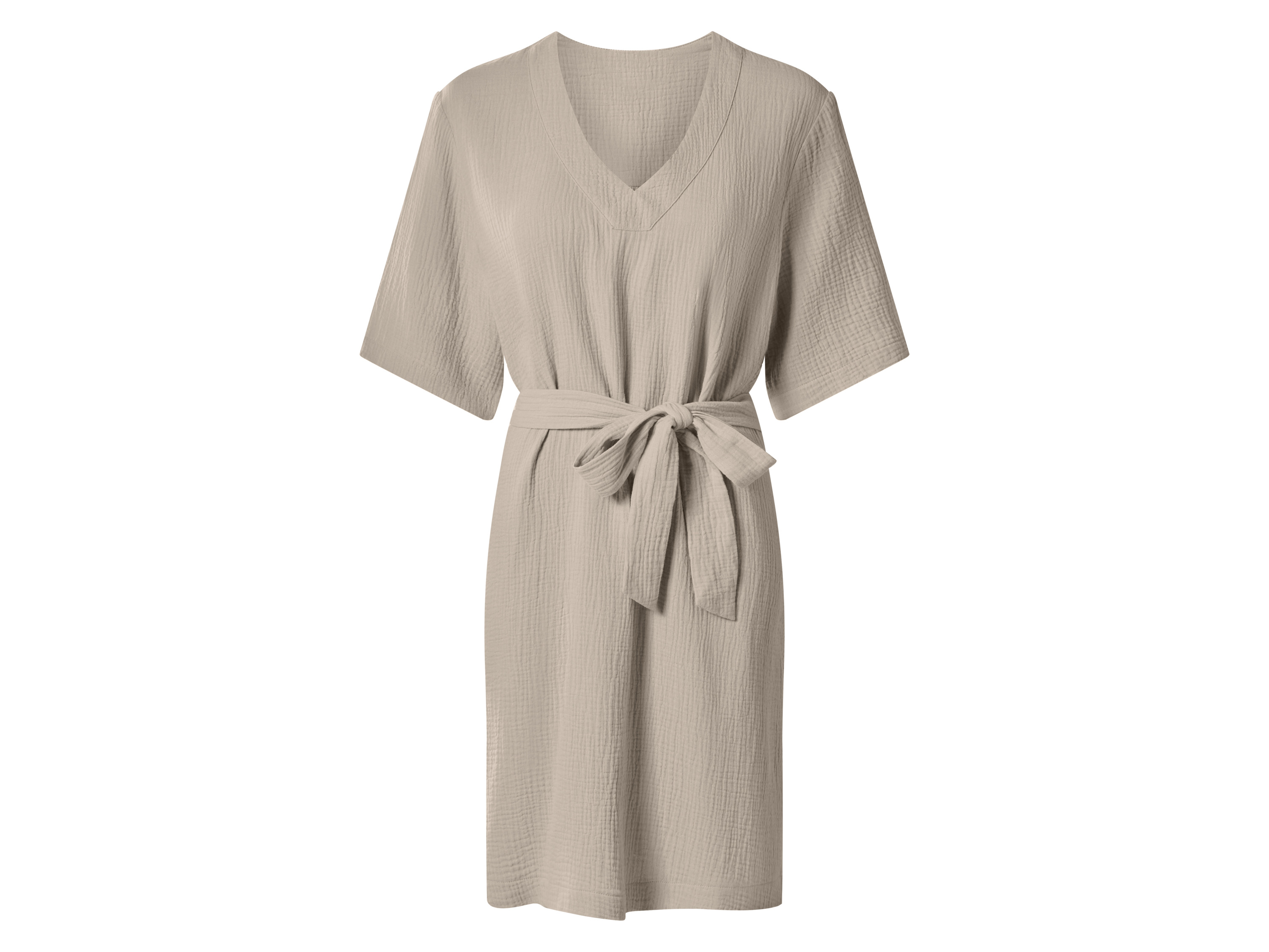 ESMARA Mousseline dames jurk (Beige, S (36/38))