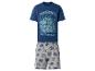 Pyjamaset van T-shirt en korte broek met Steve en Wolf uit het spel.