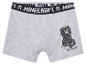 Grijze Minecraft boxershorts voor jongens.