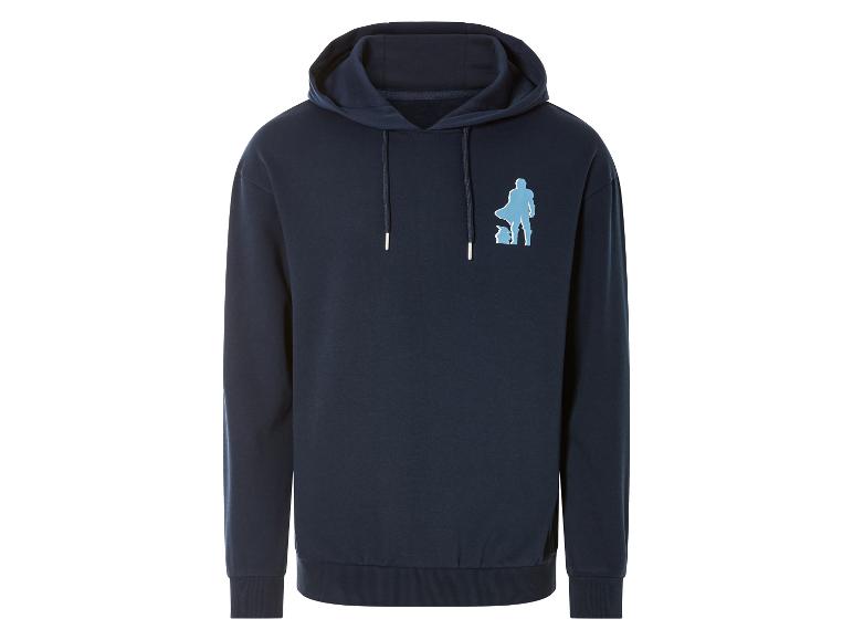 Donkerblauwe hoodie met Star Wars print