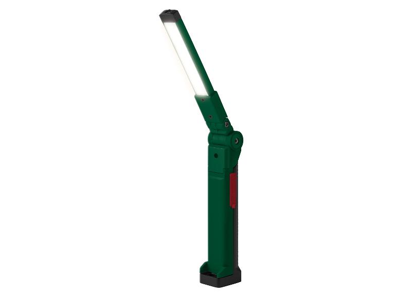 Bosch opvouwbare LED-werklamp, groen.