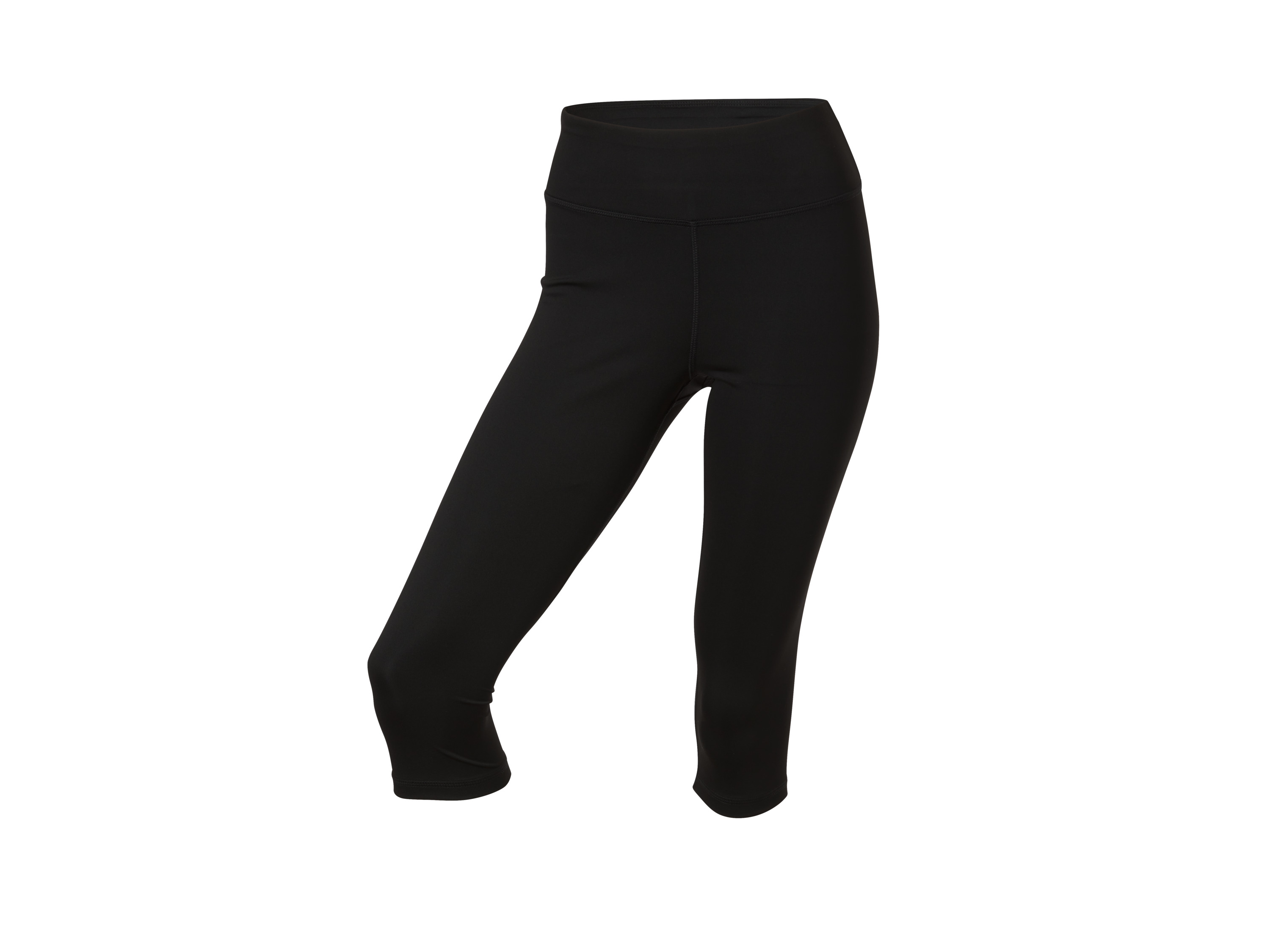 CRIVIT Dames functionele capribroek (Zwart, XS (32/34))
