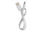 Witte USB-C naar USB kabel.