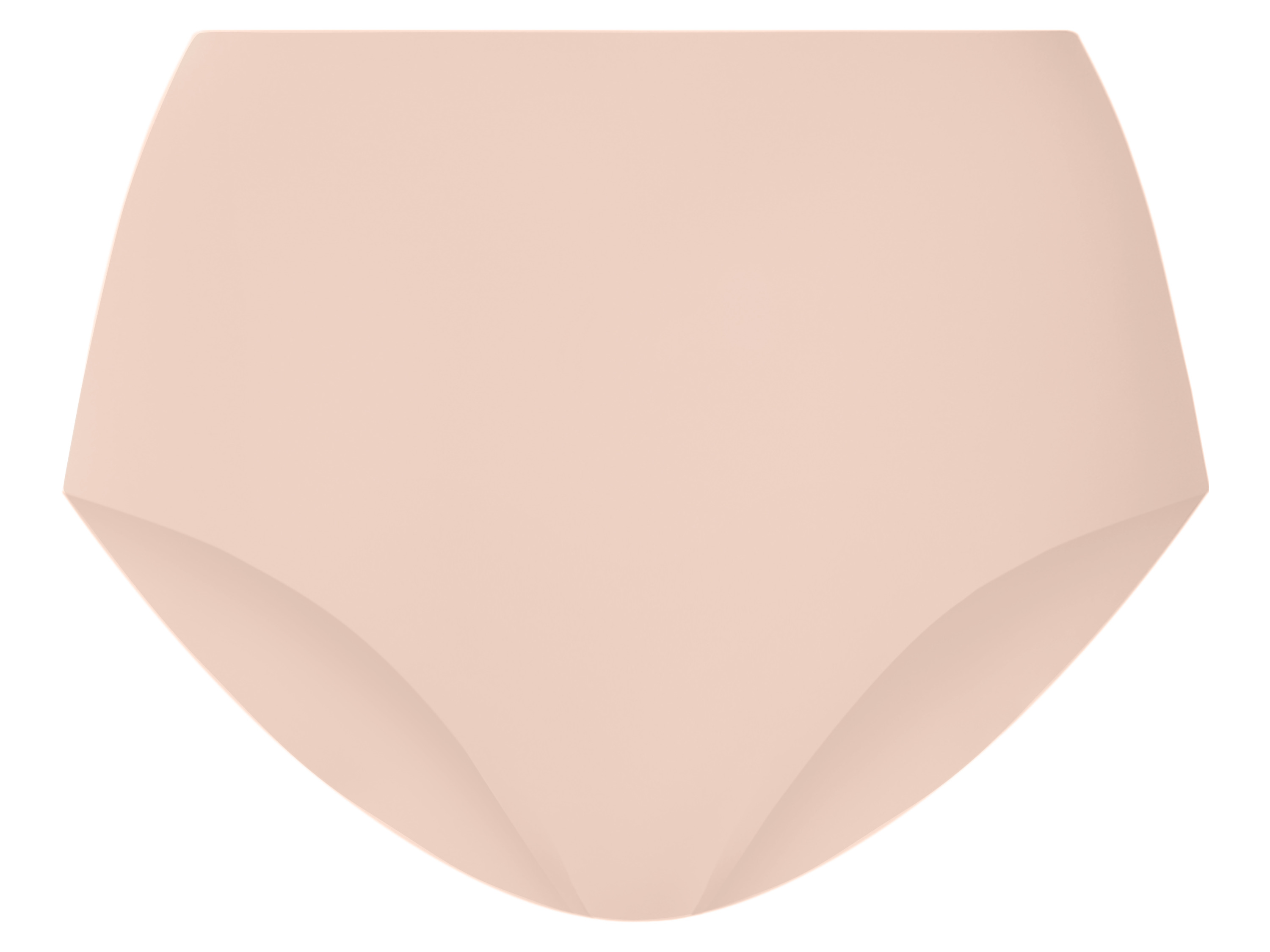 esmara Set van 2 dames lasercut onderbroeken met hoge taille - onzichtbaar & seamless (Beige, S (36/38))