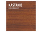 Kastanjehouten afwerking met zijdeglans