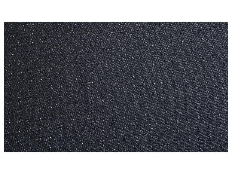 Gestructureerde zwarte stof voor stoelen of matten.