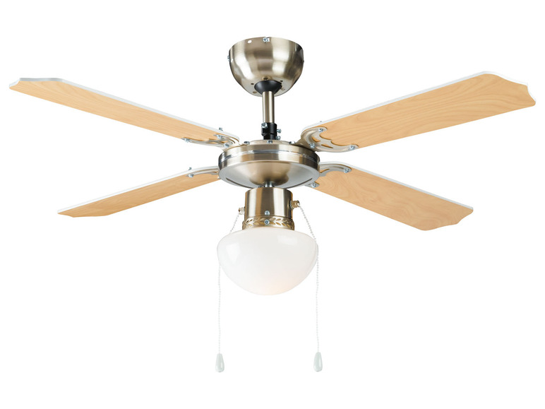 Ga naar volledige schermweergave: LIVARNO home Plafondventilator met LED-lamp - afbeelding 1