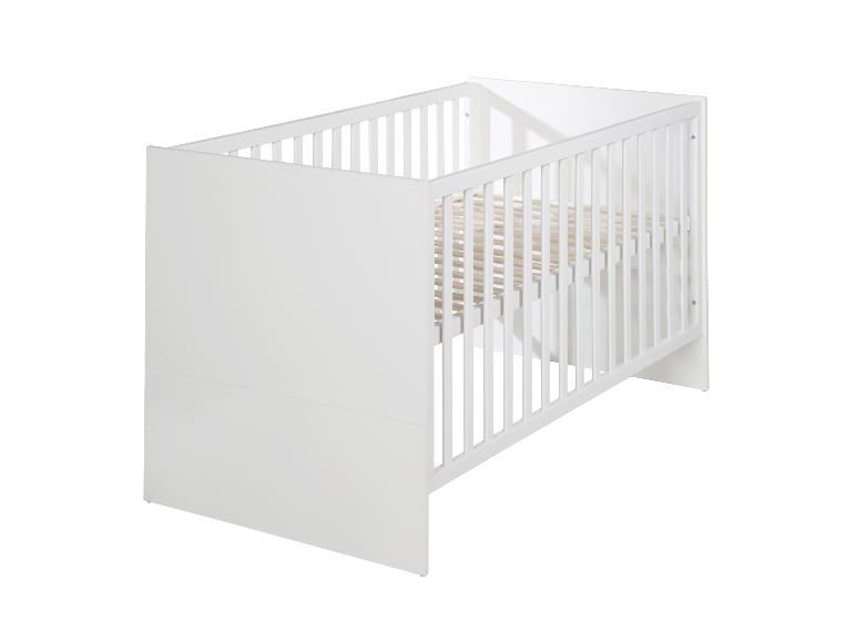 Wit ledikant met lattenbodem