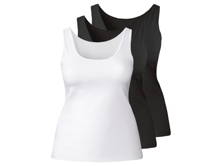 Ga naar volledige schermweergave: esmara® Dames onderhemden, 3 stuks, XL (48/50) - 3XL (56/58) - afbeelding 2