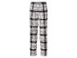 Geruite pyjamabroek in wit, zwart en roze