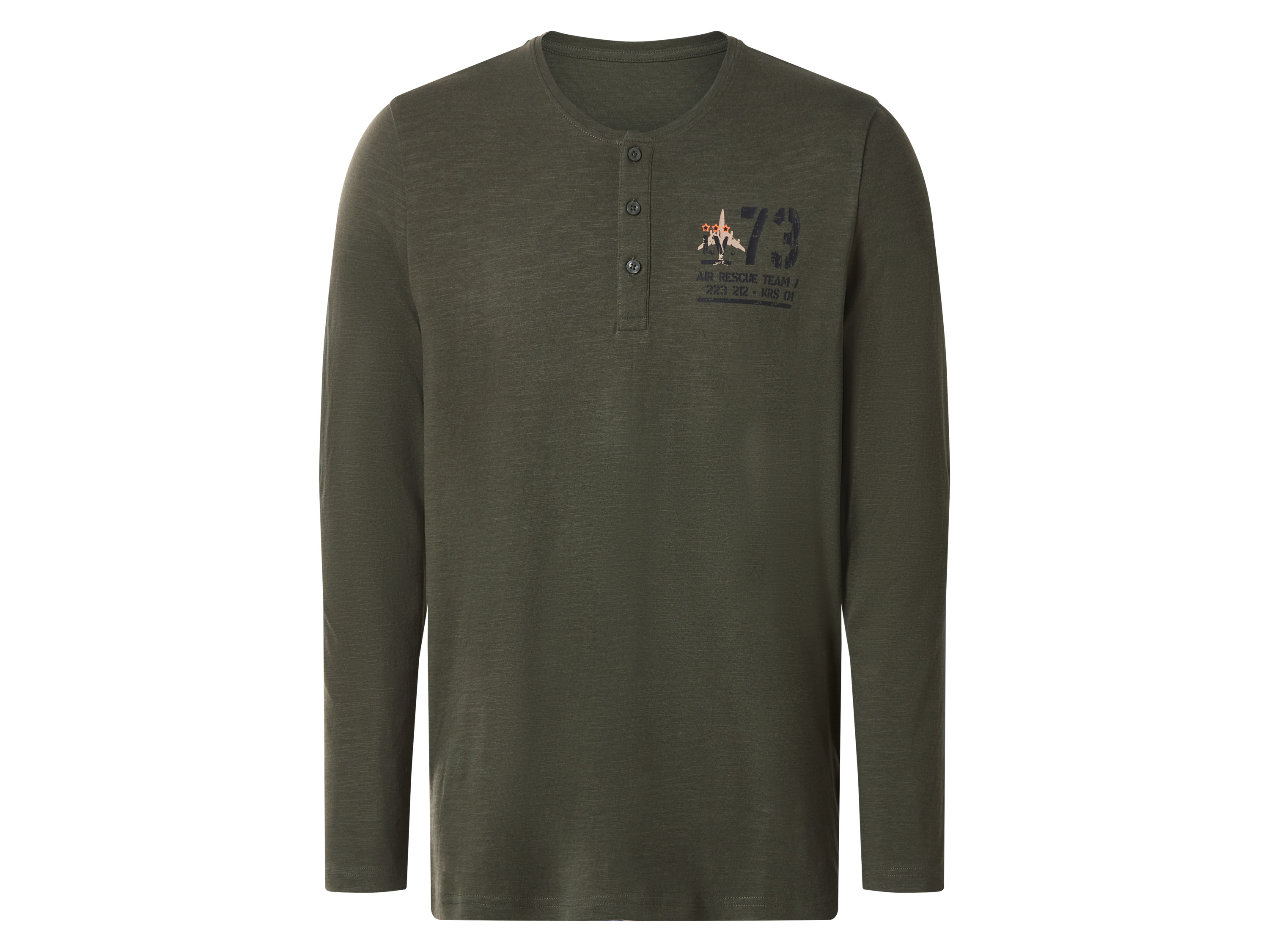 esmara Men Heren longsleeve (Groen, M)
