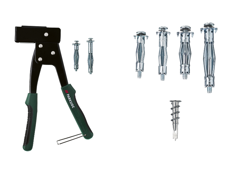 Parkside tang voor expansieankers met ankers inbegrepen.