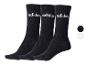 3-pack zwarte Adidas sokken met wit logo