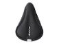CRIVIT zwart fietszadeldekje met traagschuim