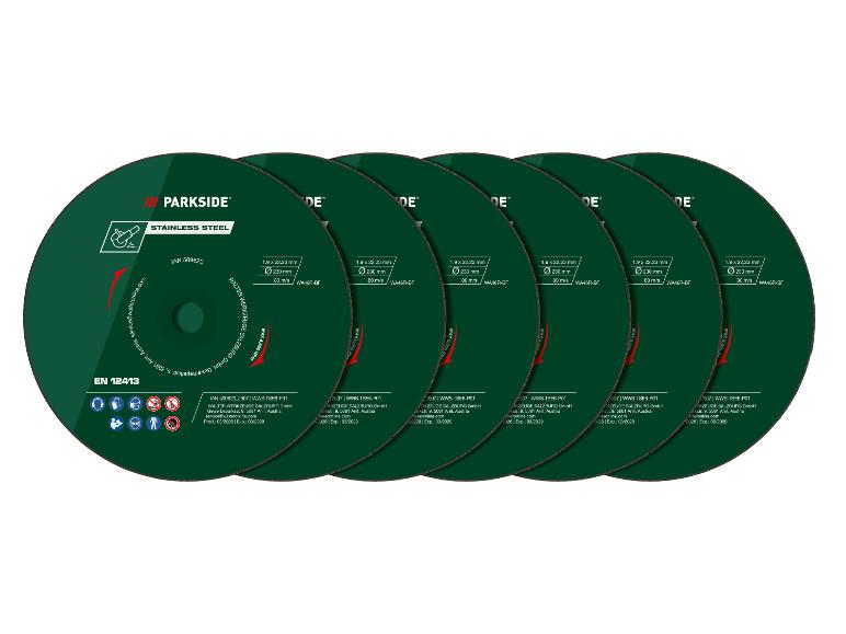 Set doorslijpschijven voor roestvrij staal, 1,9 x 22,23 mm, Ø 230 mm, 80 m/s, WA46R-BF.