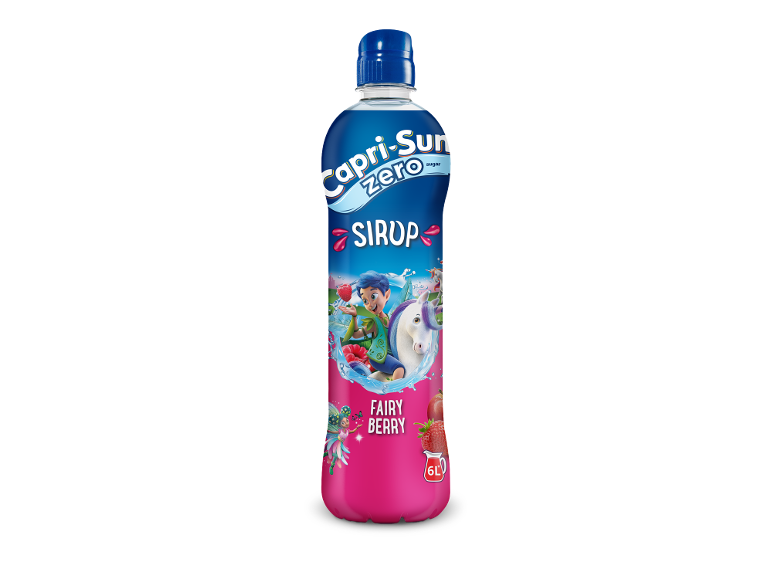 Suikervrije bosvruchtensiroop, voor 6 liter drank.