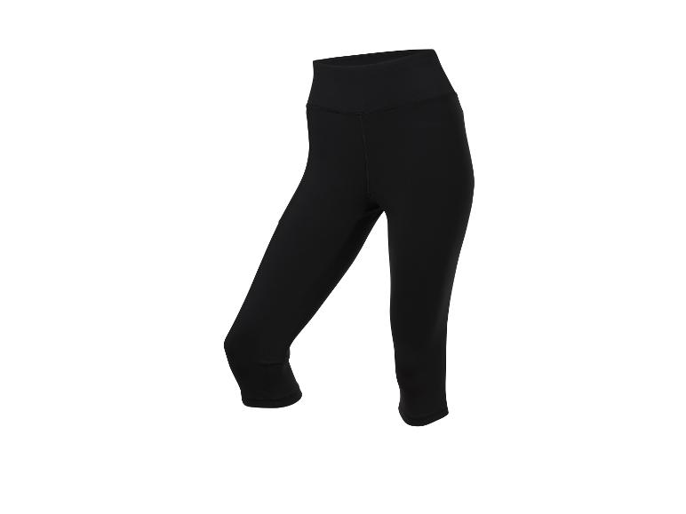 Zwarte ¾ sportleggings.