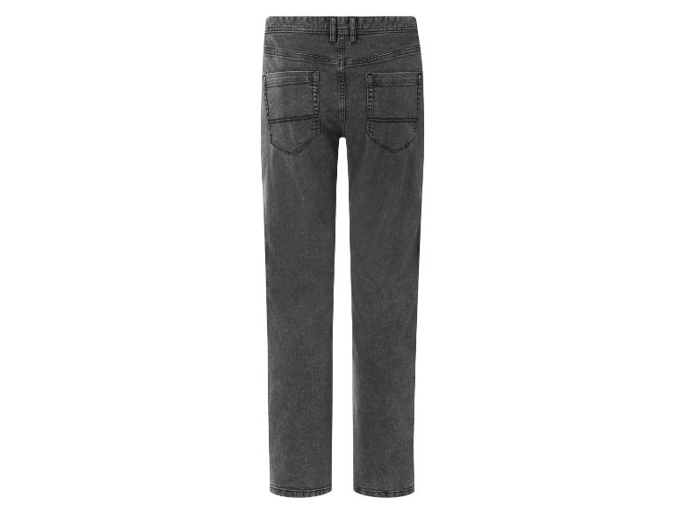 Zwarte denim jeans, achterkant